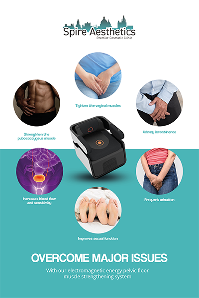 Image of EMS chair to treat Urine leakage Broxburn from Spire Aesthetics